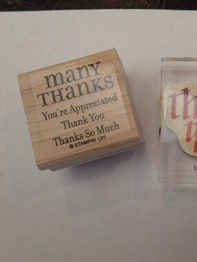 Thank  You stamper set of 2